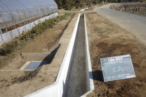 431-1074-1A　経営体育成基盤整備事業　北川根地区　排水路工事
